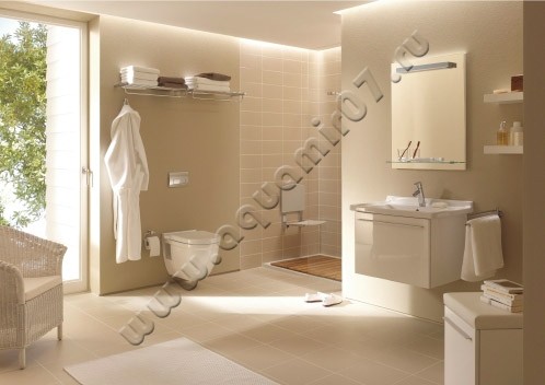 Раковина подвесная Duravit Starck 3 105 см 0304100000 в интерьере