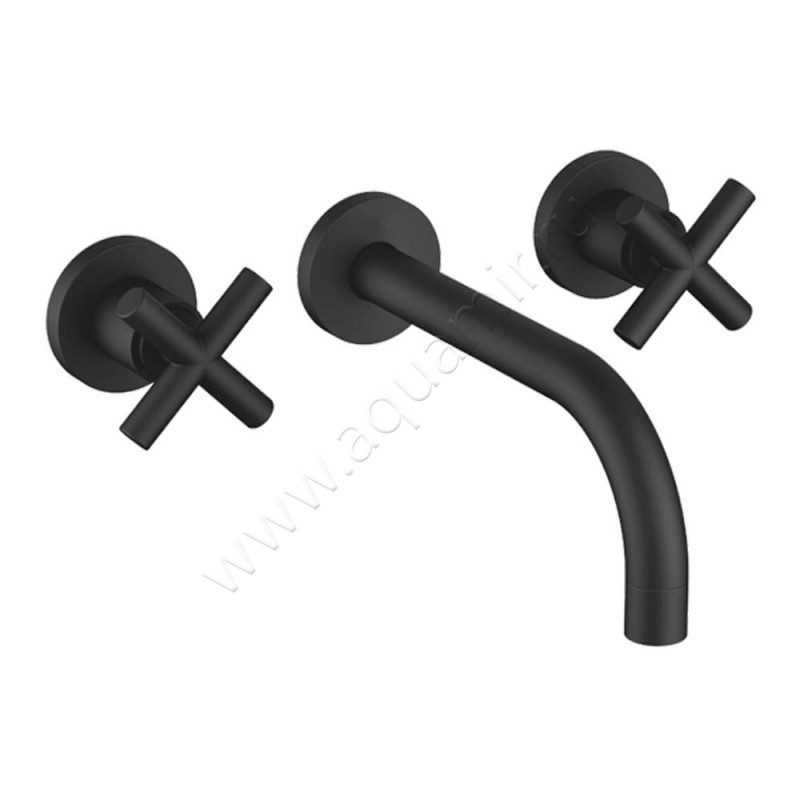 Смеситель для раковины Dornbracht TARA черный 3671289233 в интерьере