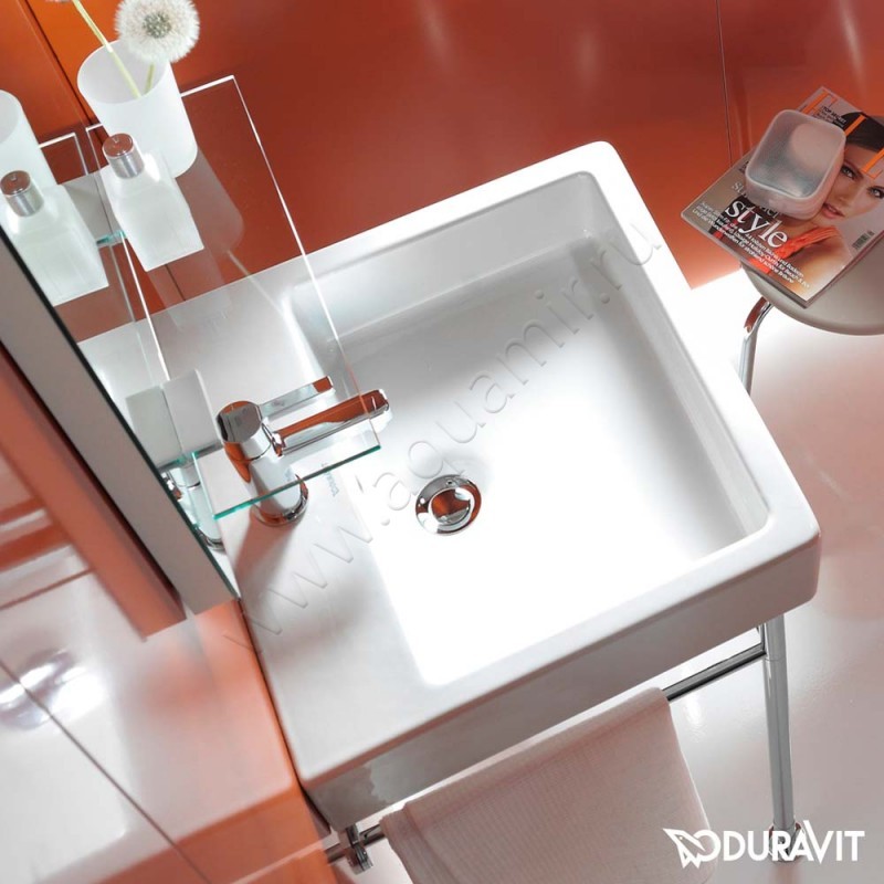 Рукомойник подвесной Duravit Vero 50 см 0454500000 в интерьере