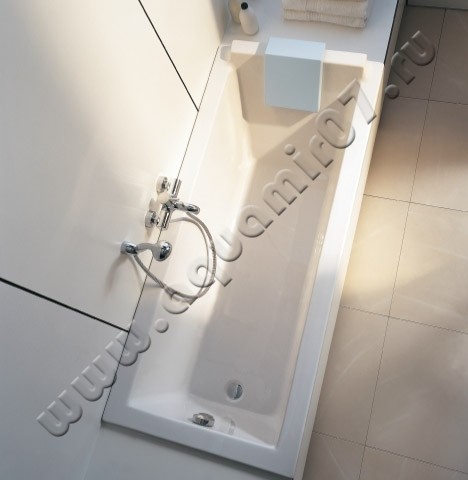 Акриловая ванна Duravit Starck 170x70 700334000000000 в интерьере