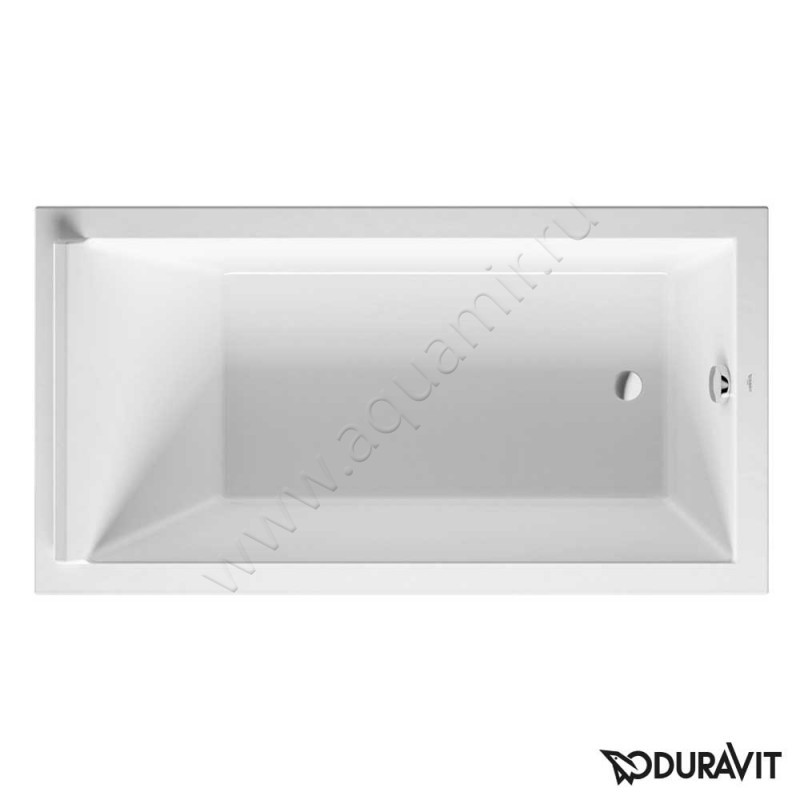 Ванна акриловая Duravit Starck 170x90 700337000000000 в интерьере