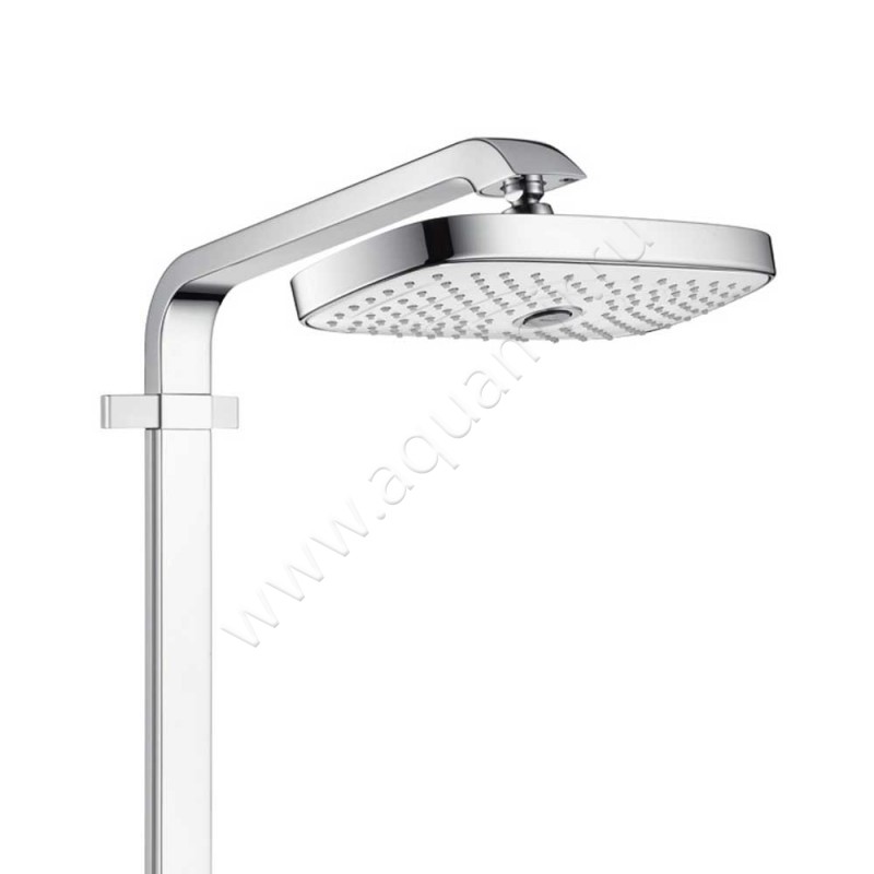 Душевая стойка с термостатом Hansgrohe Raindance Select E 27126400 в интерьере