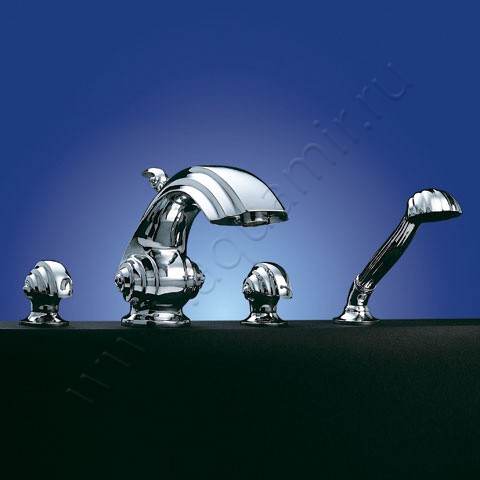 Смеситель для ванны Joerger Muschel 60140100000 в интерьере