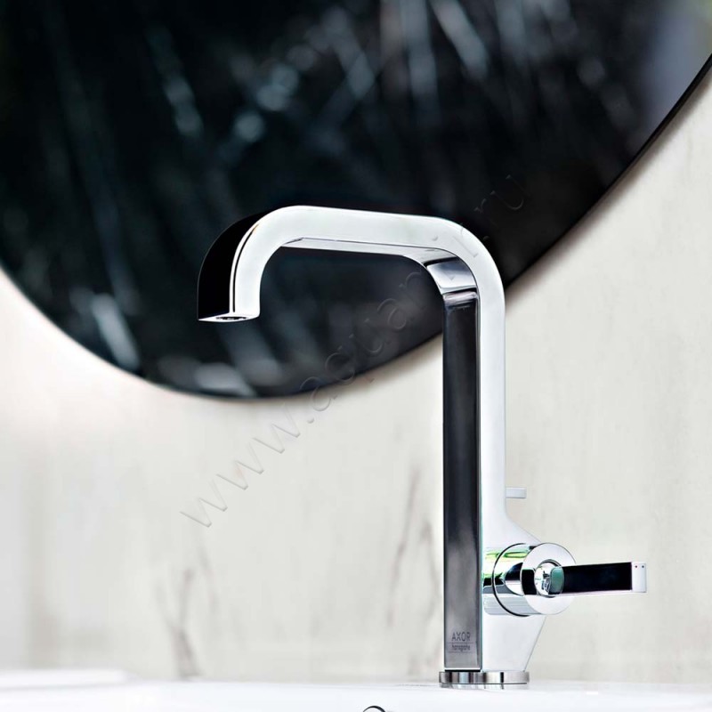 Смеситель для раковины Hansgrohe Axor Citterio 39034000 в интерьере