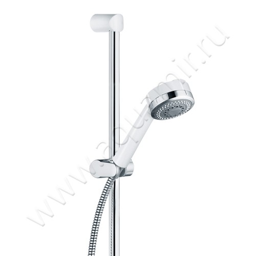 Душевой гарнитур Kludi ZENTA хром/белый 608409100 в интерьере