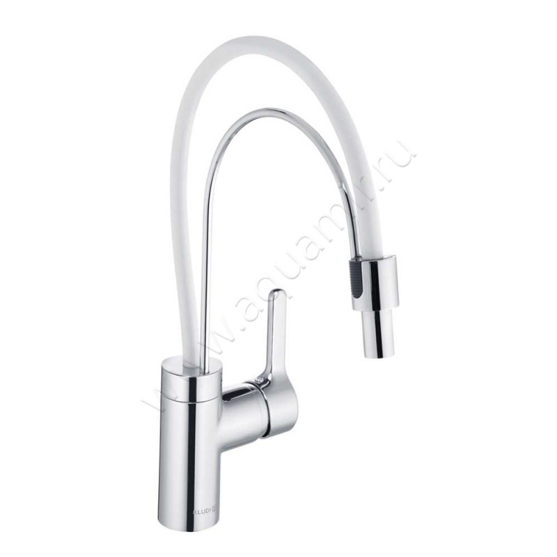 Однорычажный смеситель для кухни Kludi BINGO STAR хром 428590578 в интерьере