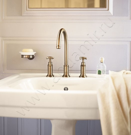 Мыльница настенная Hansgrohe Axor Montreux 42033000 в интерьере