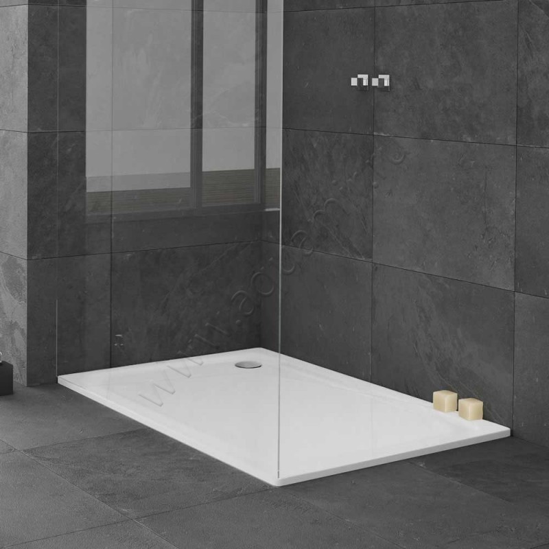 Стальной душевой поддон Kaldewei SuperPlan 100x90 430400010001 в интерьере