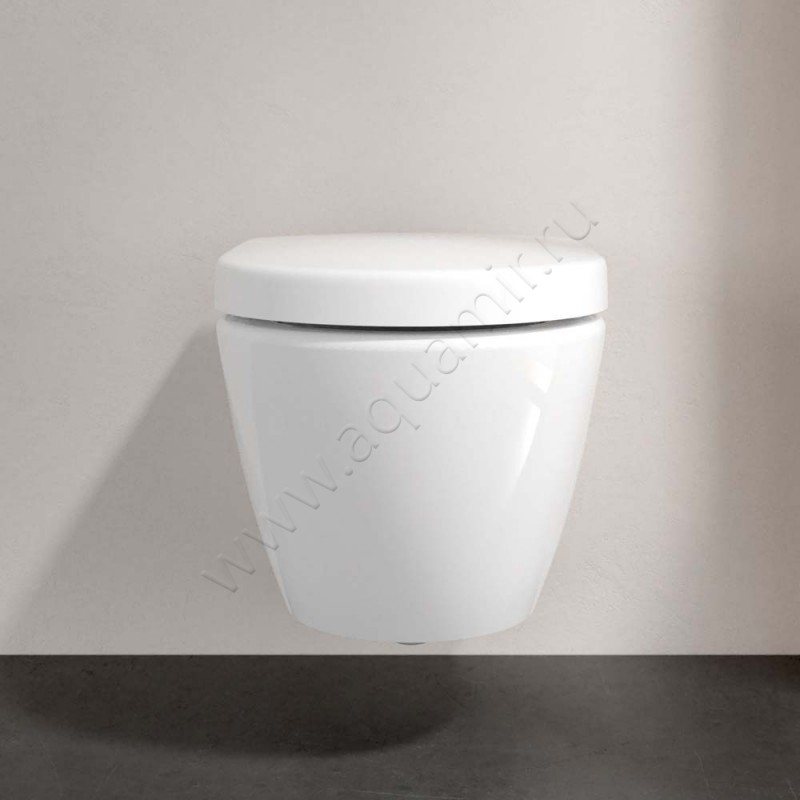 Унитаз подвесной Villeroy & Boch Subway 2.0 48 см, безободковый, белый 5606R001 в интерьере