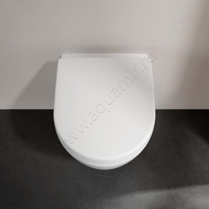 Унитаз подвесной Villeroy & Boch Subway 2.0 48 см, безободковый, белый 5606R001 в интерьере