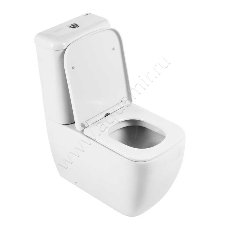 Унитаз напольный BelBagno ALPINA 65,5 см, белый BB10100CP в интерьере