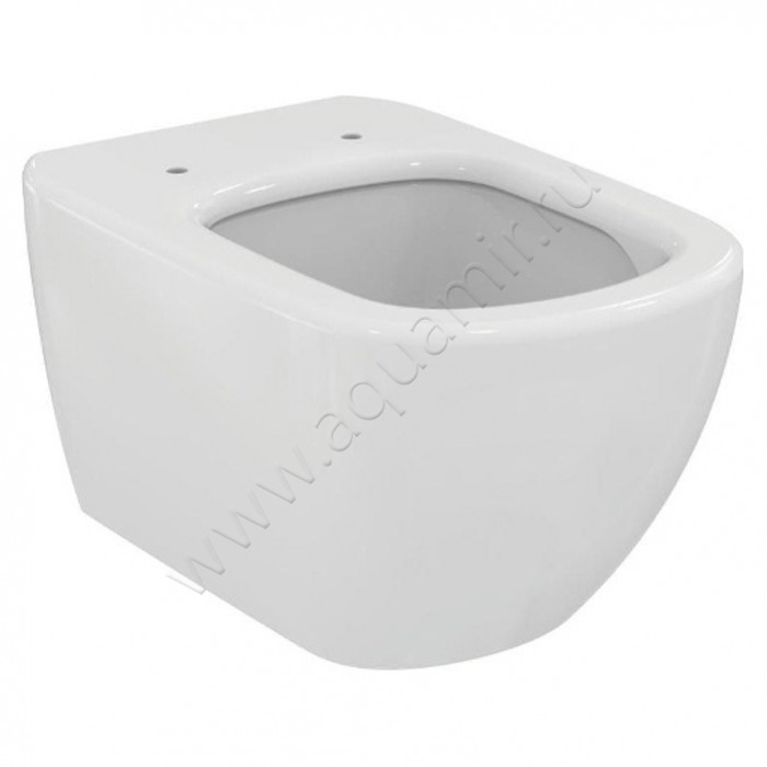 Унитаз подвесной Ideal Standard TESI 53,5 см, безободковый, белый T007901 в интерьере