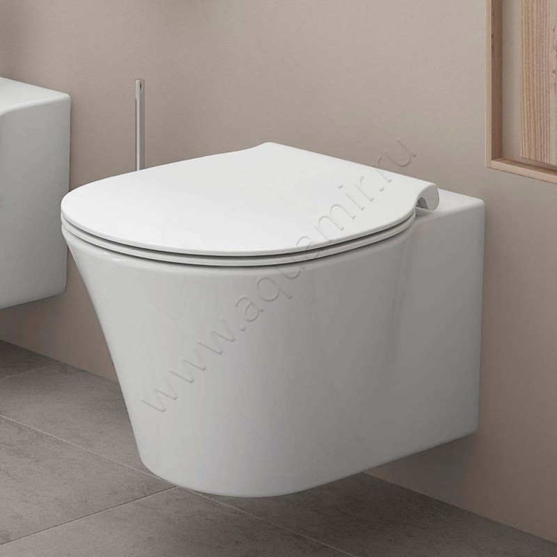 Унитаз подвесной Ideal Standard CONNECT AIR 54 см, белый E005401 в интерьере