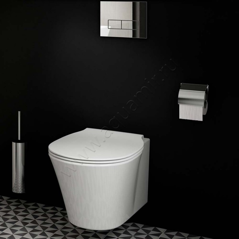 Унитаз подвесной Ideal Standard CONNECT AIR 54 см, белый E005401 в интерьере