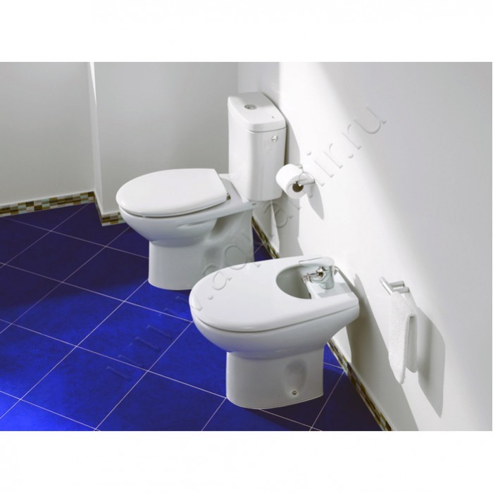 Унитаз напольный Roca VICTORIA 66,5 см, белый 7342399000 в интерьере