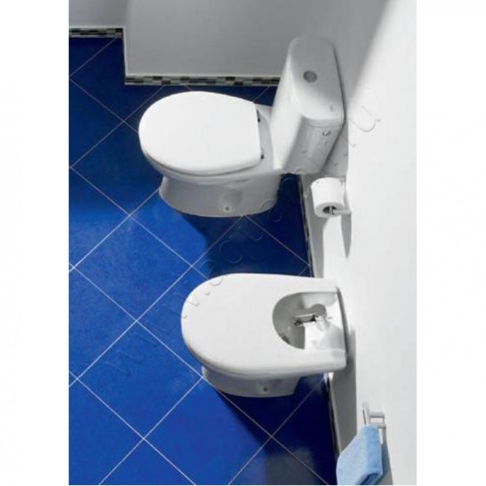 Унитаз напольный Roca VICTORIA 66,5 см, белый 7342399000 в интерьере