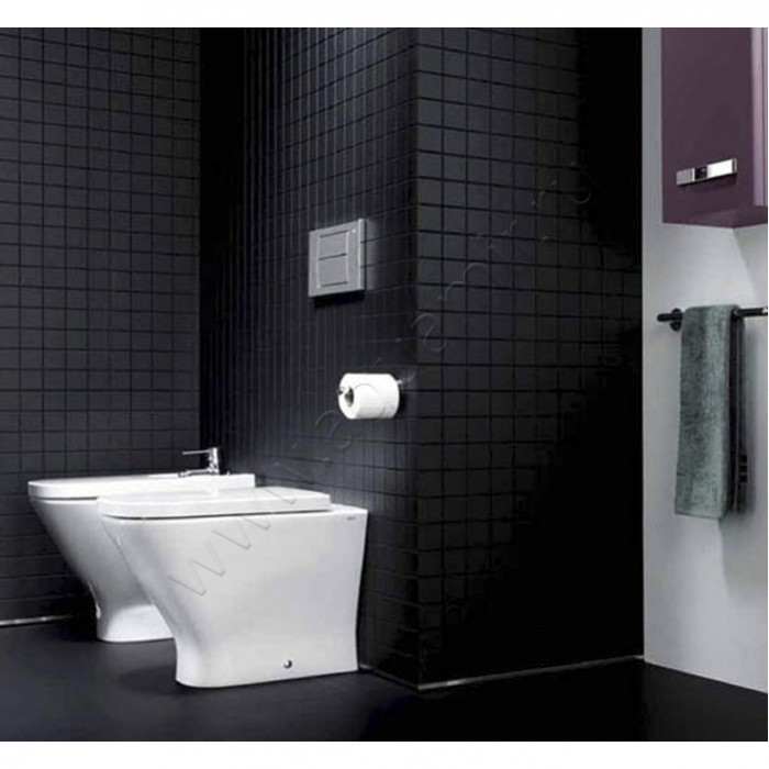 Унитаз приставной Roca THE GAP 54 см, белый 7347477000 в интерьере