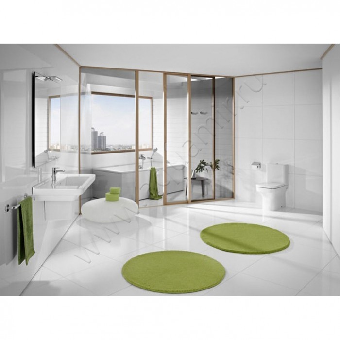 Унитаз напольный Roca Dama-N 734278W000 в интерьере