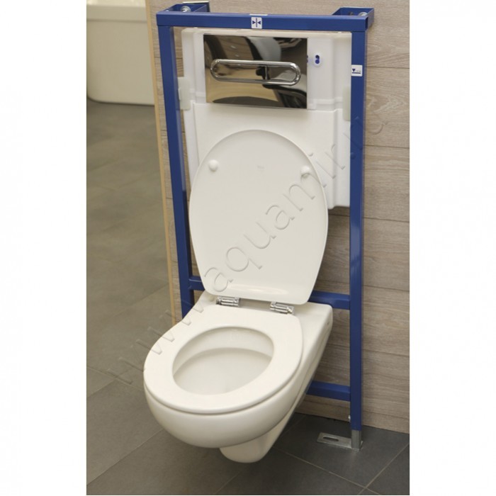 Унитаз подвесной Roca VICTORIA 52,5 см, белый 734630300R в интерьере