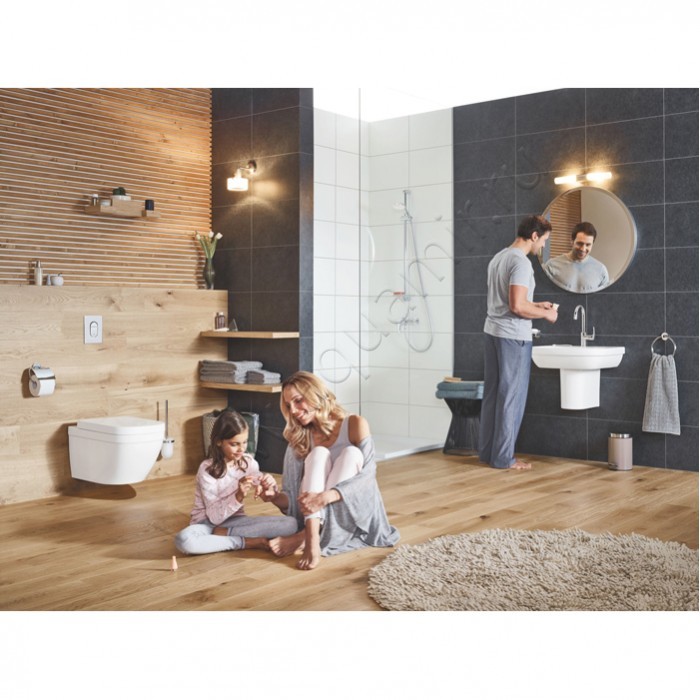 Унитаз подвесной Grohe EURO CERAMIC 54 см, белый 39328000 в интерьере