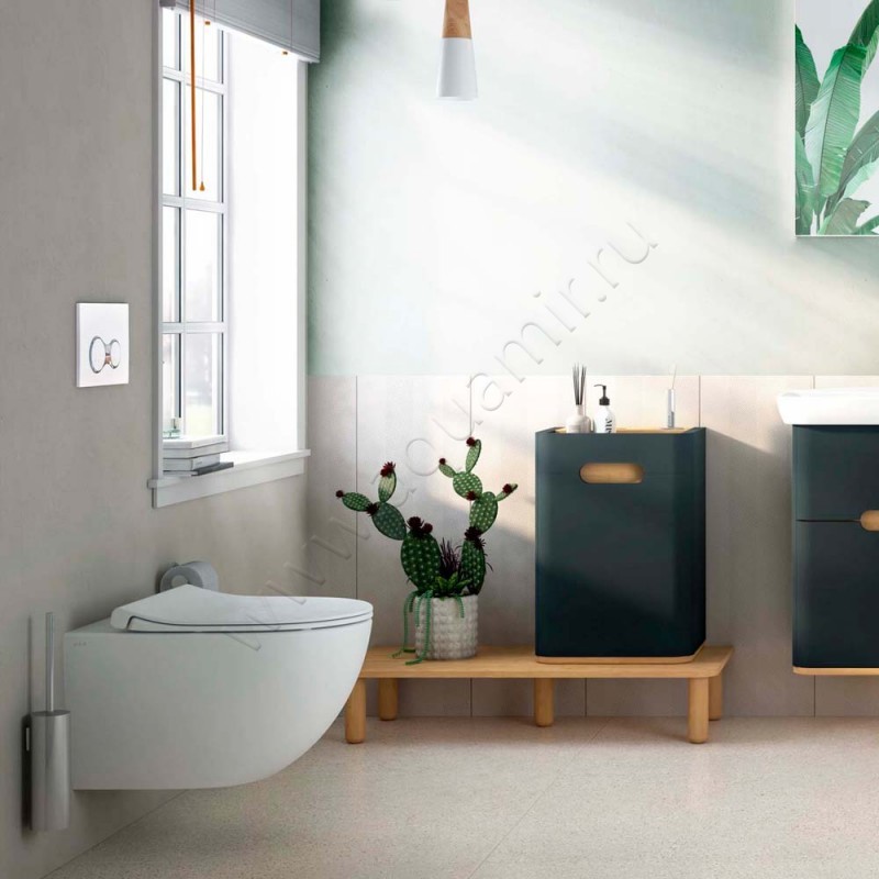 Унитаз витра сенто безободковый установка - 96 фото