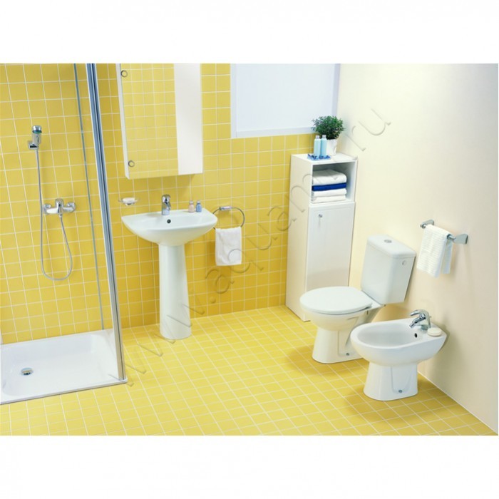 Унитаз напольный Jika ZETA 64,5 см, белый 8253960002421 в интерьере