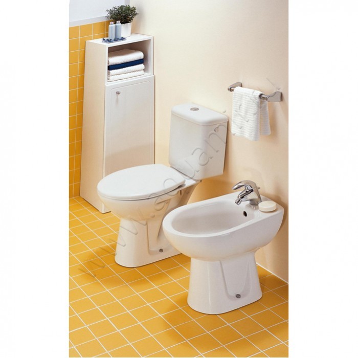 Унитаз напольный Jika ZETA 64,5 см, белый 8253960002421 в интерьере