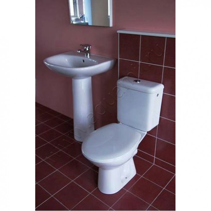 Унитаз напольный Jika ZETA 64,5 см, белый 8253960002421 в интерьере