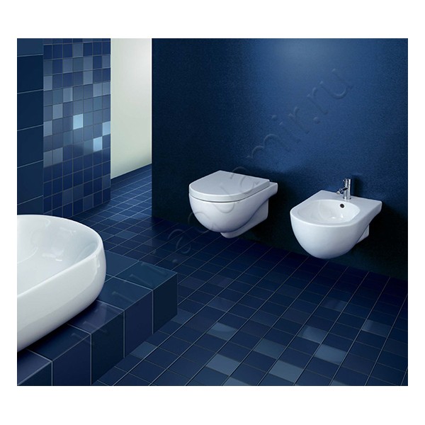 Унитаз подвесной Azzurra Nuvola NUV100SOSK в интерьере