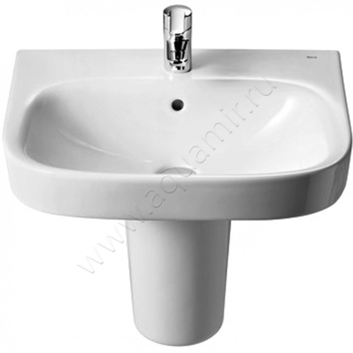 Раковина подвесная Roca Debba 60 см 732799400Y в интерьере