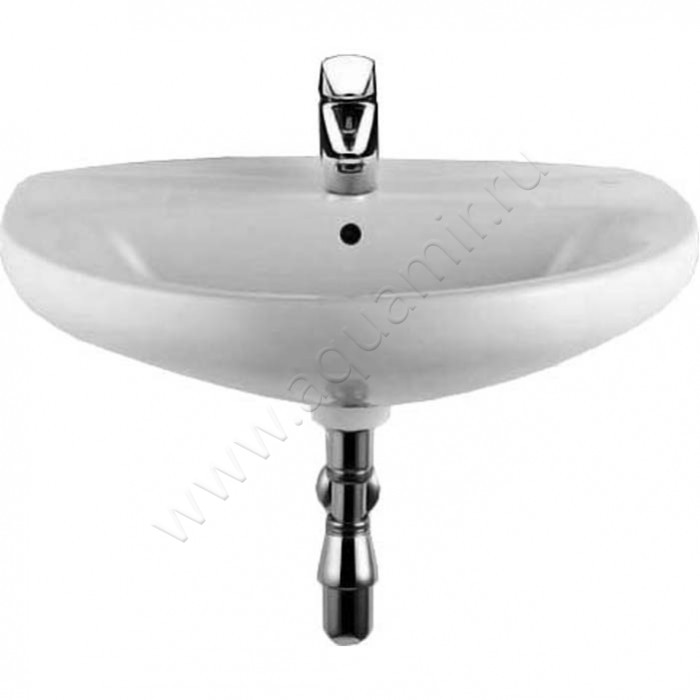 Раковина подвесная Roca Victoria 60 см 7327392000 в интерьере