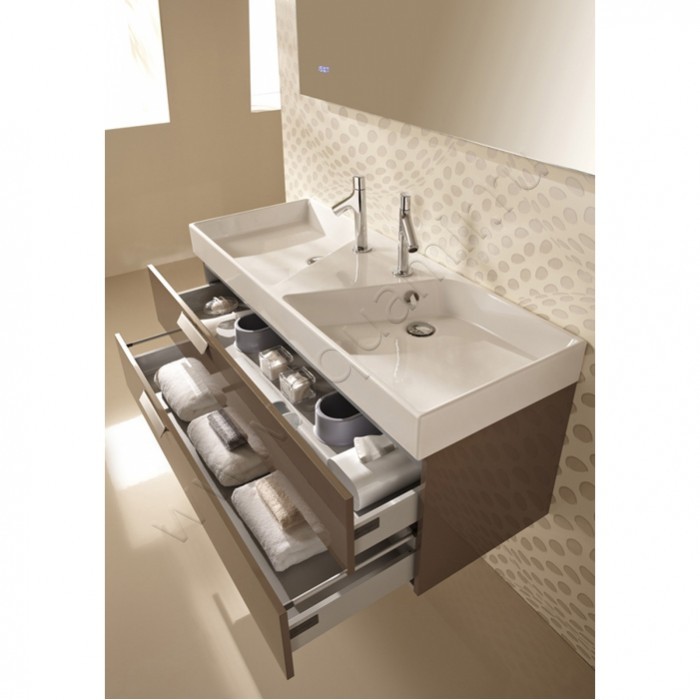 Раковина подвесная Jacob Delafon Rythmik EXM112Z00 в интерьере