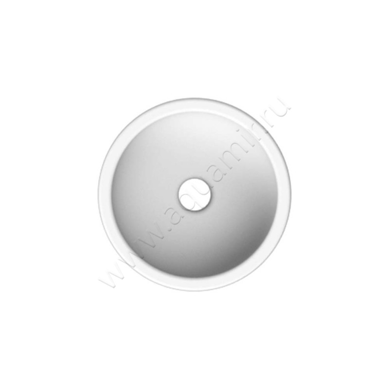 Раковина встраиваемая сверху на столешницу без отверстий Scarabeo In-Out 29,5 см 8020 в интерьере