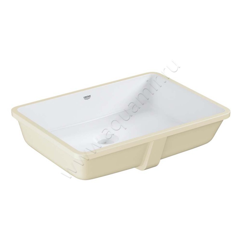 Раковина Grohe Cube Ceramic 49,2 см 3948000H в интерьере