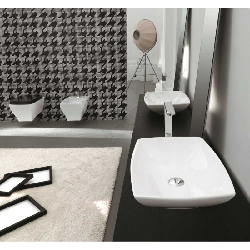 Раковина-чаша накладная ArtCeram JAZZ Bianco Lucido JZL0020100 в интерьере