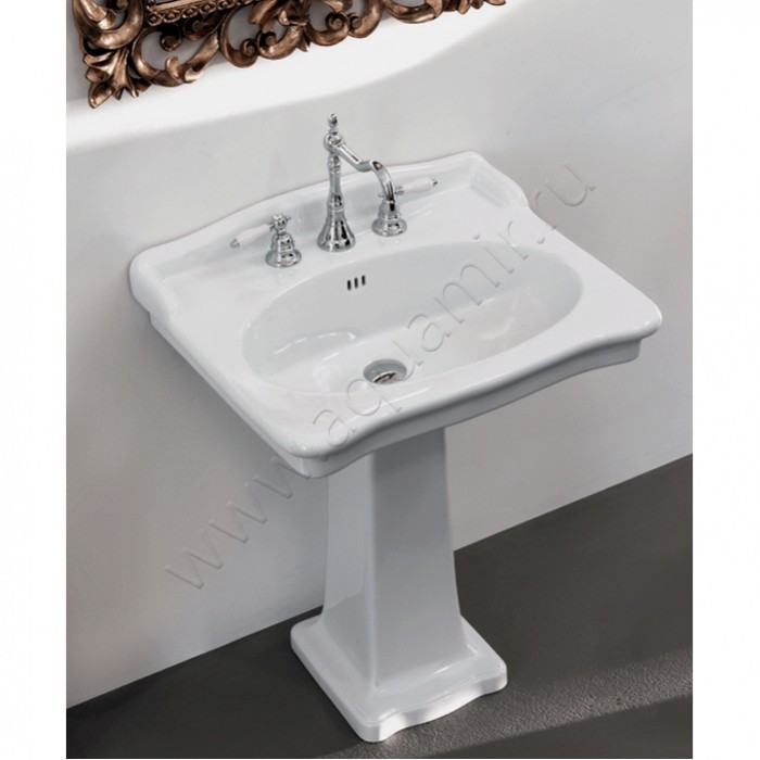 Раковина подвесная ArtCeram Hermitage Bianco Lucido HEL0020100 в интерьере