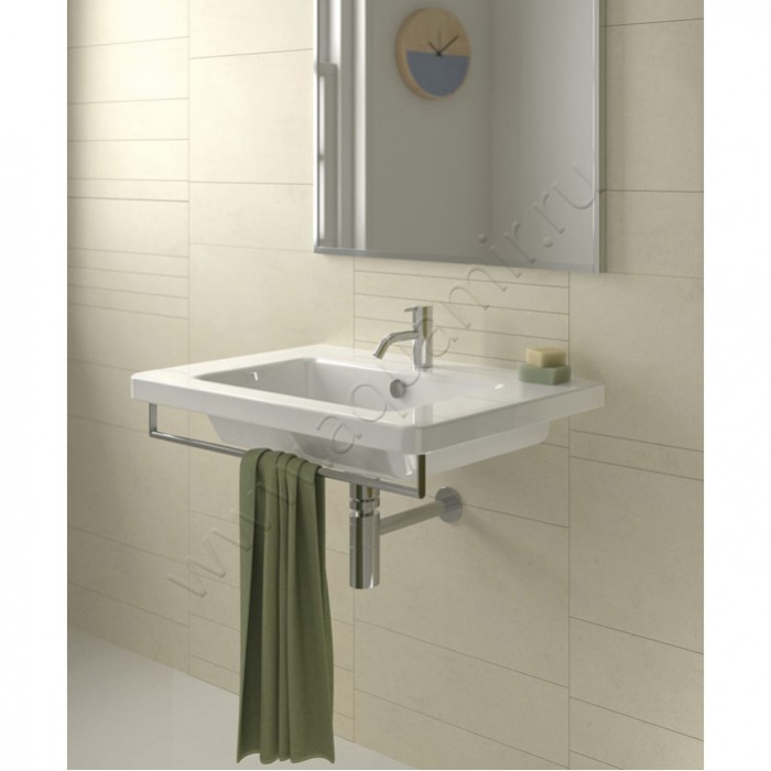 Раковина подвесная Catalano New Light 80 см, фарфор, белый глянец/bianco 180LI4800 в интерьере