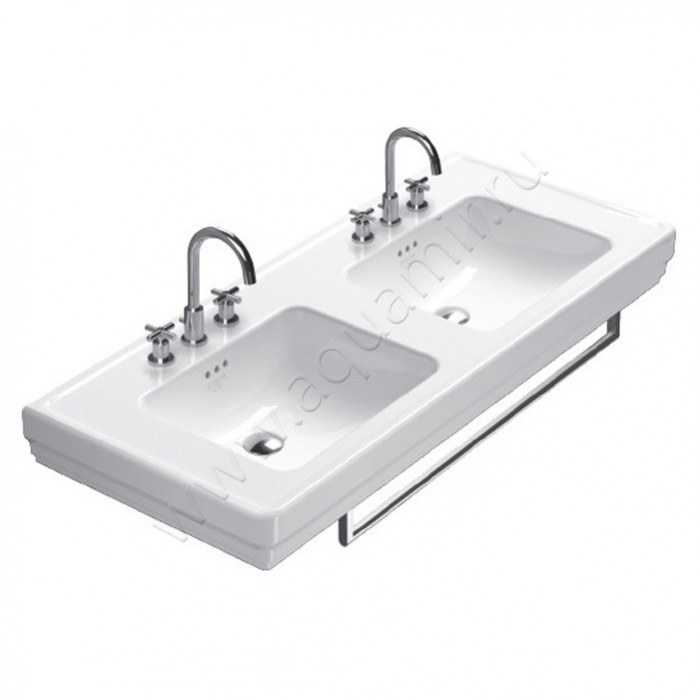 Раковина подвесная Catalano Canova Royal 125 см, фарфор, белый глянец/bianco 1125CV00 в интерьере