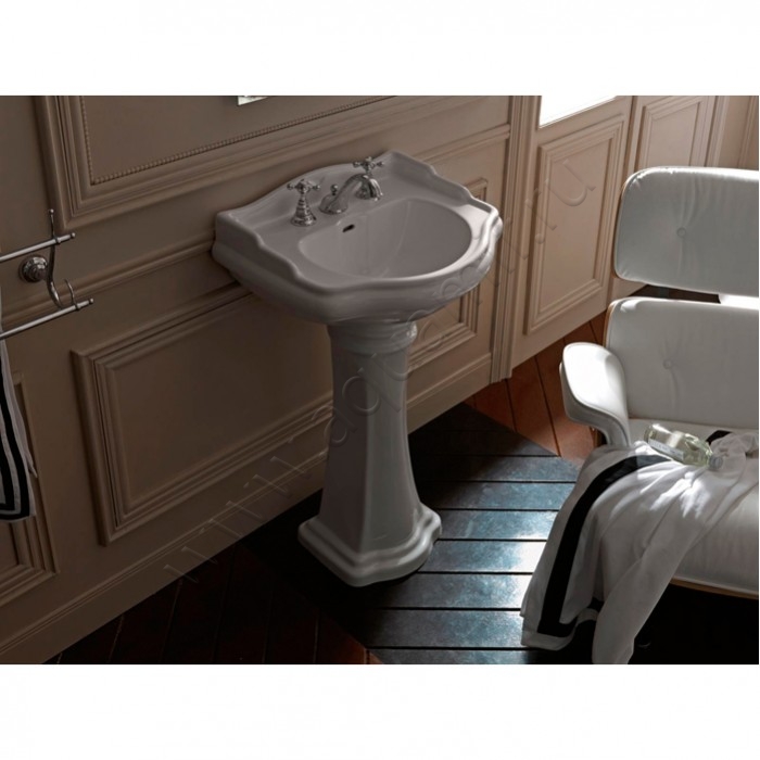 Раковина подвесная Kerasan Retro 73 см 104701 в интерьере