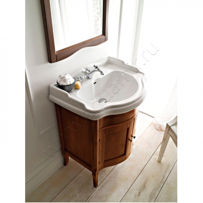 Раковина подвесная Kerasan Retro 73 см 104701 в интерьере