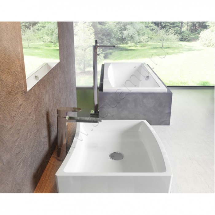 Раковина-чаша накладная Ravak Formy 50 см XJM01250000 в интерьере