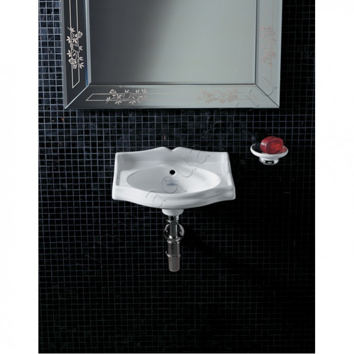 Рукомойник подвесной Simas Arcade 37 см AR035SX в интерьере