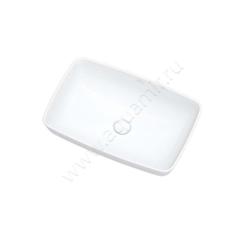 Раковина-чаша накладная Villeroy & Boch Artis 58 см, фарфор, белый глянец/white alpin 417258R1 в интерьере