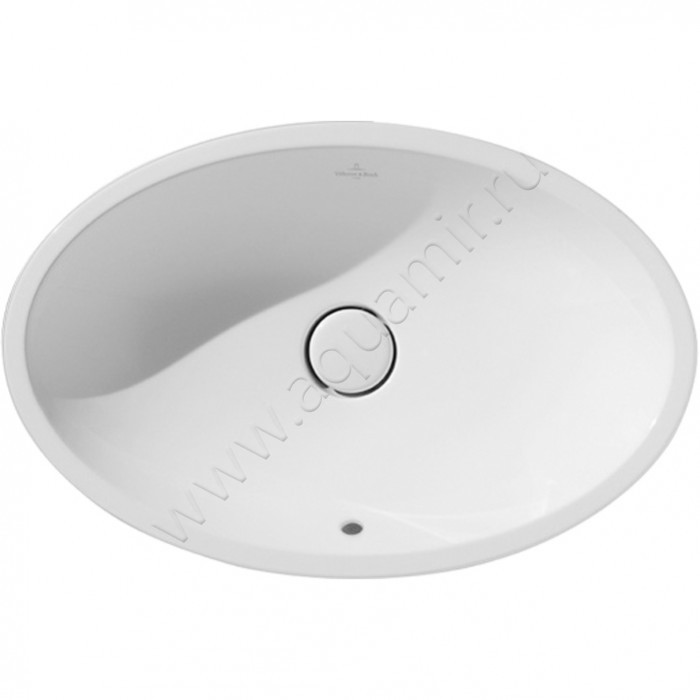 Раковина-чаша накладная Villeroy & Boch Loop & Friends 58,5 см, фарфор, белый глянец/white alpin 515100R1 в интерьере