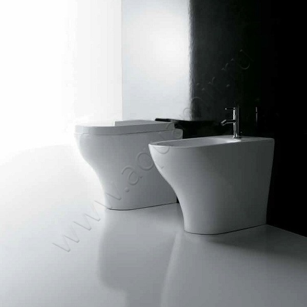 Биде напольное Galassia Plus Design 6114 в интерьере