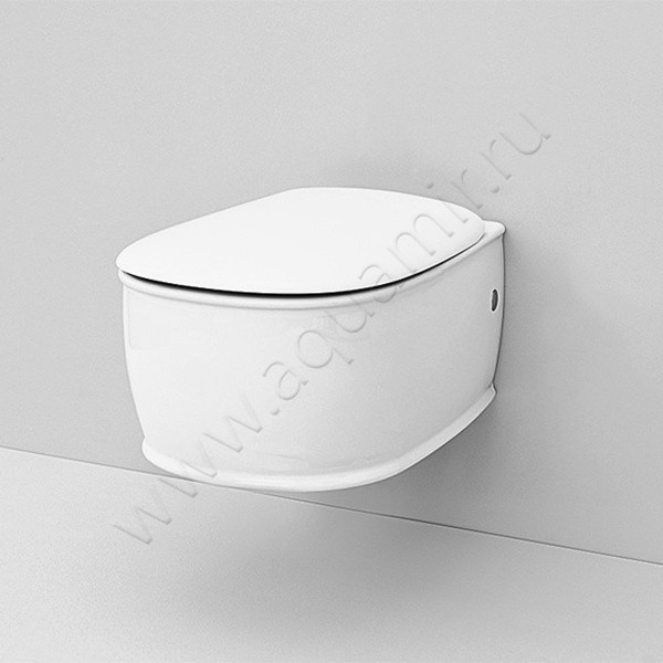 Крышка-сиденье ArtCeram AZULEY/ATELIER 45 x 37 см, коричневый матовый/tortora, микролифт AZA0014071 в интерьере