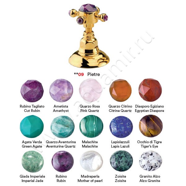 Смеситель для ванны Nicolazzi Le Pietre 2104CR09 в интерьере