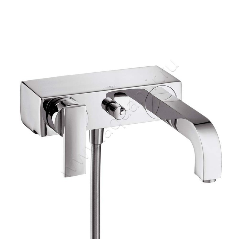 Однорычажный смеситель для ванны/душа Hansgrohe Axor Citterio хром 39400000 в интерьере