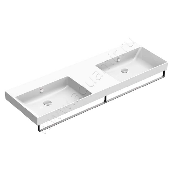 Раковина подвесная Catalano New Zero 150 см, фарфор, белый глянец/bianco 01215200011150ZEDUP00 в интерьере