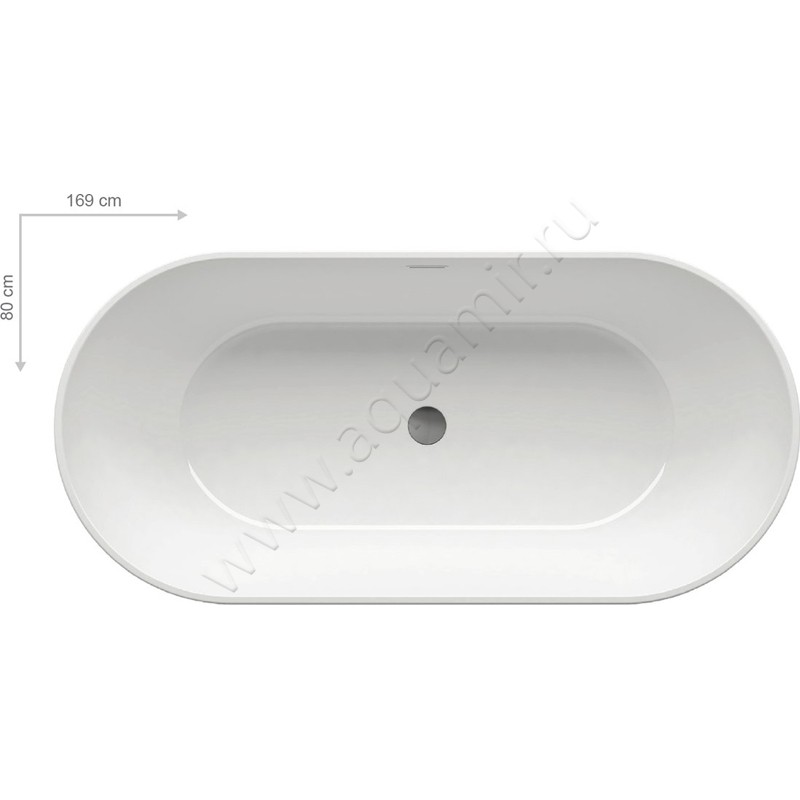 Акриловая ванна Ravak Freedom O 170x80 XC00100020 в интерьере